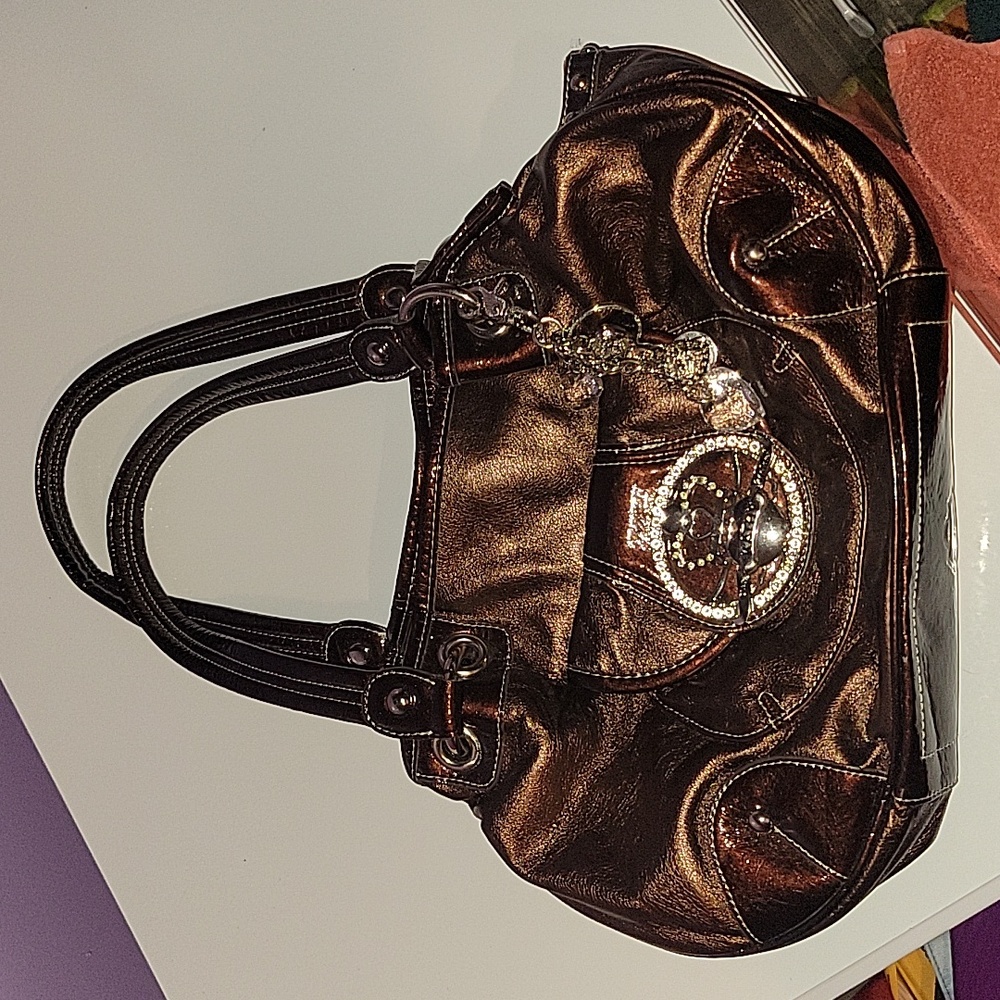 Kathy Van Zeeland Purse Crown Logo